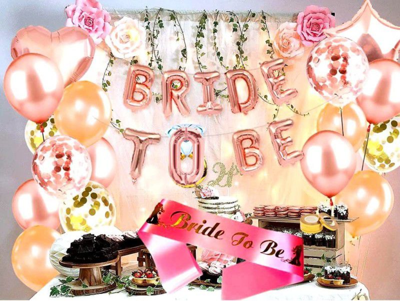 SV Traders Bride To Be/Bridal Shower Special Perfect Combo Of 37 Pcs  (Set of 1)