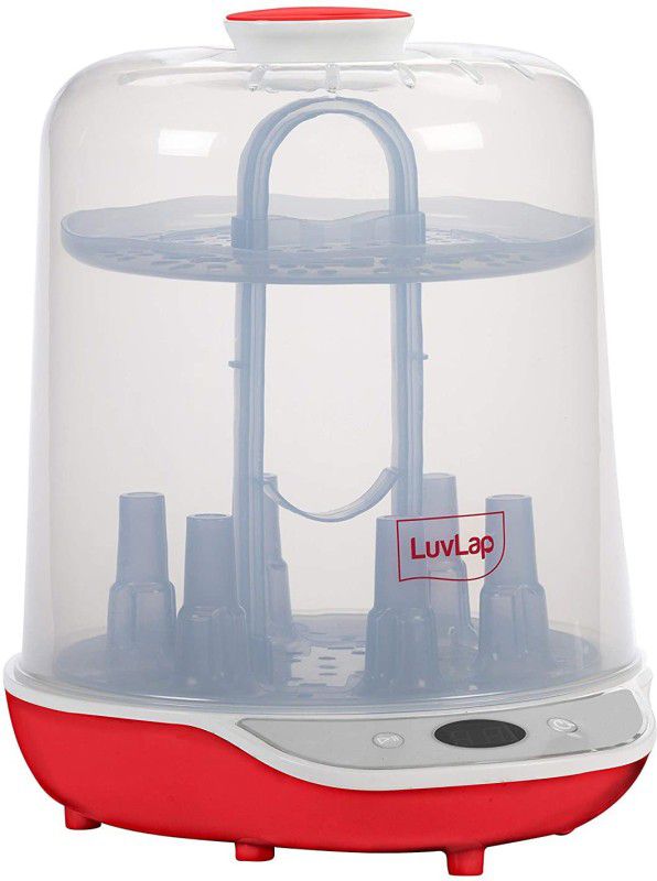 LuvLap Delight Bottle Sterilizer Six Bottles - 6 Slots  (Red - White)