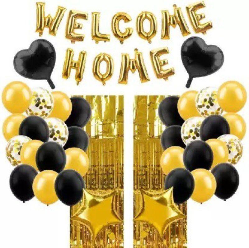 Shmaya welcome home theme birthday combo-pack of 50  (Set of 50)