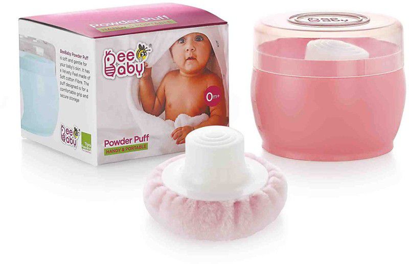 Samse s group Powder Puff with Conatiner  (Pink)