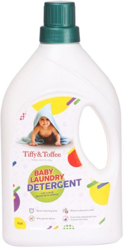 Tiffy & Toffee Baby Laundry Detergent Liquid Detergent  (1000 ml)