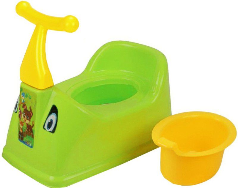 FLIPZON Baby Potty Training Seat, Plastic, Scooter Style for 5-18 Months Potty Box  (Green)