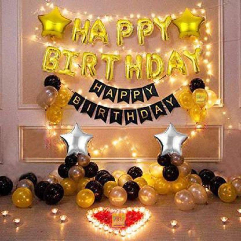 THE AMEX COMPANY Birthday Decoration Kit / Theme Decoration Balloons  (Set of 65)