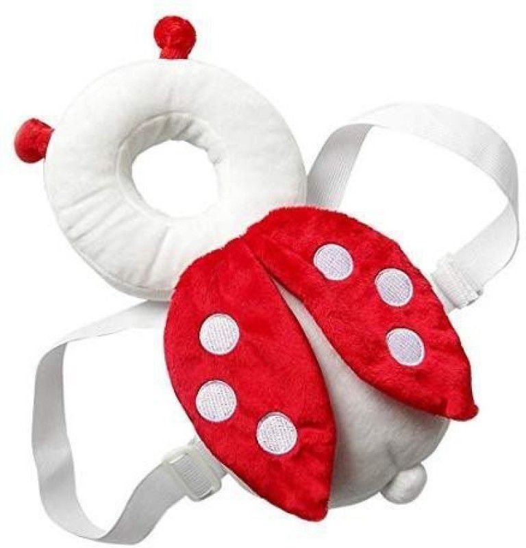 Kraptick Safety Baby Helmet  (Red & White)