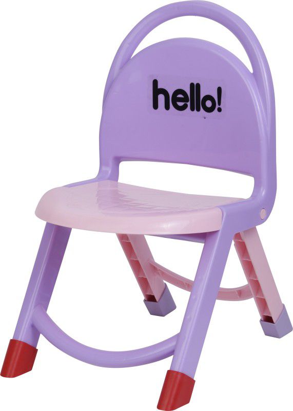 Nabhya Kids Foldable Chair Strong Plastic (Capacity 80 Kg Can Be Use By Adult Also)  (Pink)