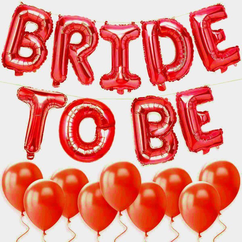 NAVI RED BRIDE TO BE PARTY DECORATION SET  (Set of 31)