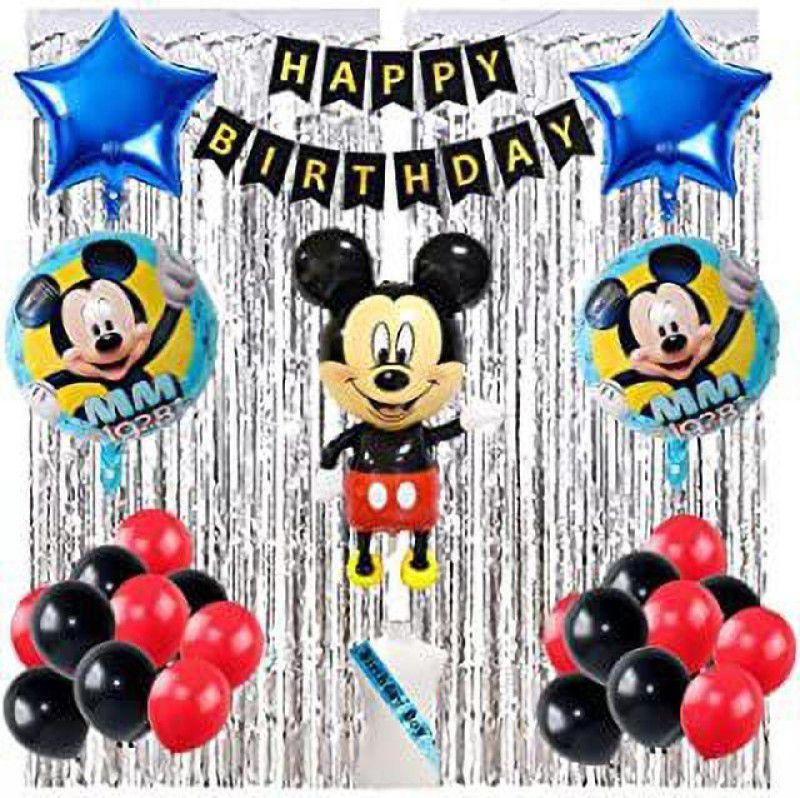 NVRV HAPPY BIRTHDAY DECORATION COMBO FOR KIDS & ADULTS BIRTHDAY PARTY SUPPLIES  (Set of 49)