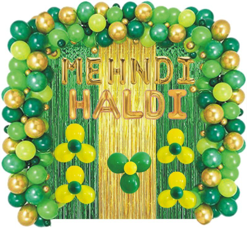 Devdrishti Products Mehndi Haldi Decoration Combo Pack  (Set of 82)