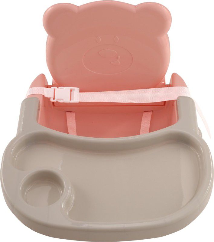Baby Moo Peach Foldable Feeding / Dining Chair with Strap  (Peach)