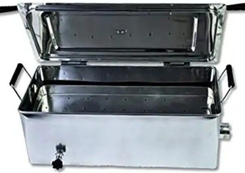 FLOWMEX Stainless Steel Instrument Sterilizer (14×6×4) inches Electric Sterilizer - 1 Slots  (Silver)