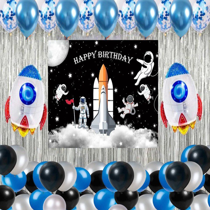 Theme My Party Space Theme Birthday Party Decoration 1  (Set of 40)