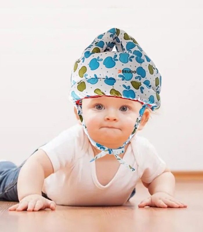 Pseudo Baby & Kids Safety Velvet Head Protection Cushion Bumper Head Guard  (Blue)