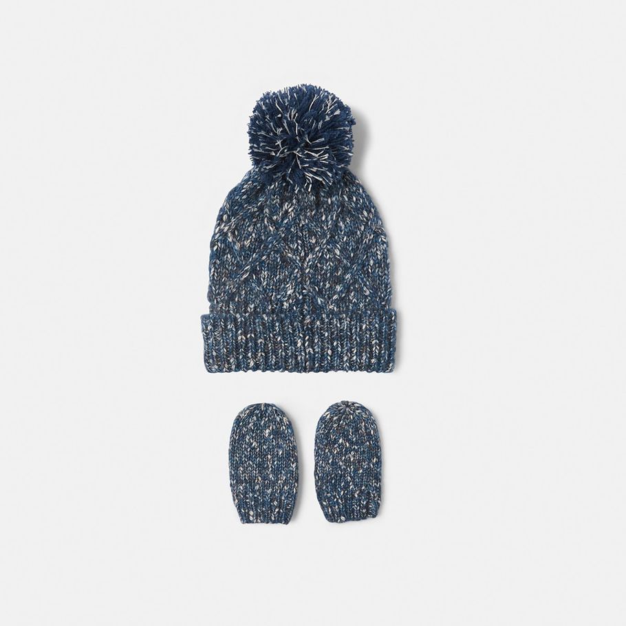 Cable Beanie Set