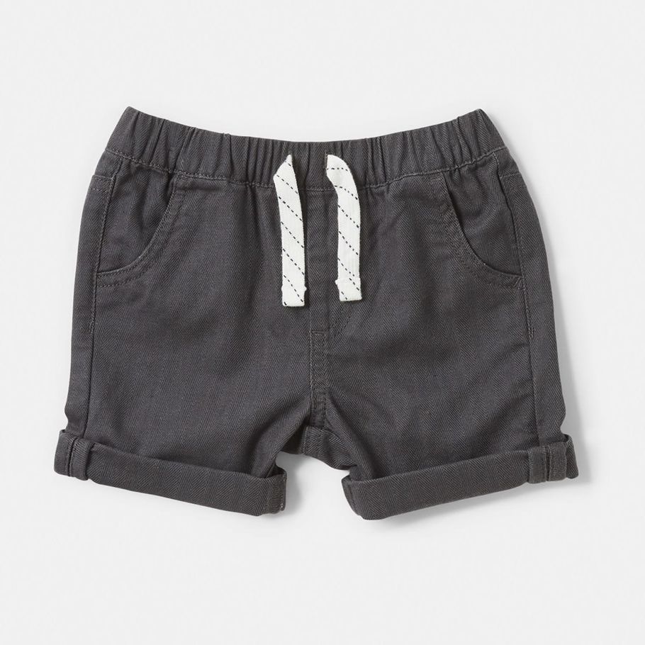 Twill Linen Shorts