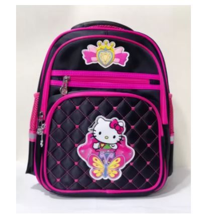 Hello Kitty School Bag For Kids Black & Purple Colur High Quality Bag