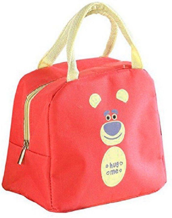 Cartoon Animal Lunch Bag Portable Insulated Cooler Bags Thermal Food Picnic Lunch box Women Kids Lancheira Lunch Box Tote Small Travel Bag - Standard  (Red)