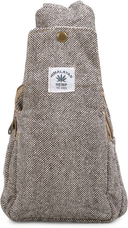 Small 0 L Backpack Hemp Super Cute Shoulder Bag  (Brown)