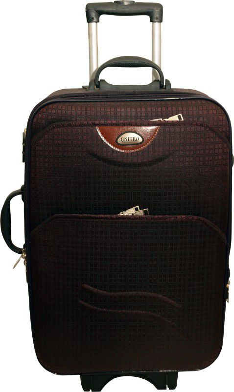 UTB014 FourSquare Double Pkt Expandable Small Travel Bag - Small  (Purple)