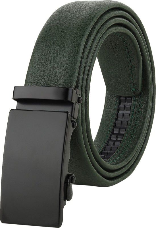Men Casual Green Artificial Leather Belt