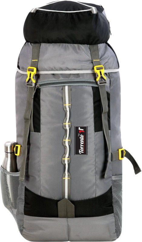 65 L Polyester Travel Outdoor Camping Tracking Hacking Luggage Bags, Mountain Trekking Rucksack Backpacks For Men And Women Hiking Luggage Rucksack - 65 L  (Black)