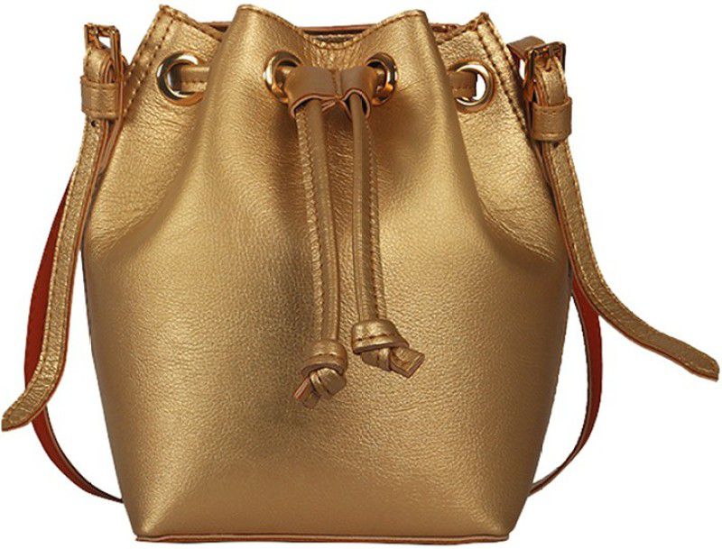 Women Gold Cosmetic Bag