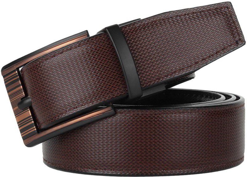 Men Brown Artificial Leather Belt
