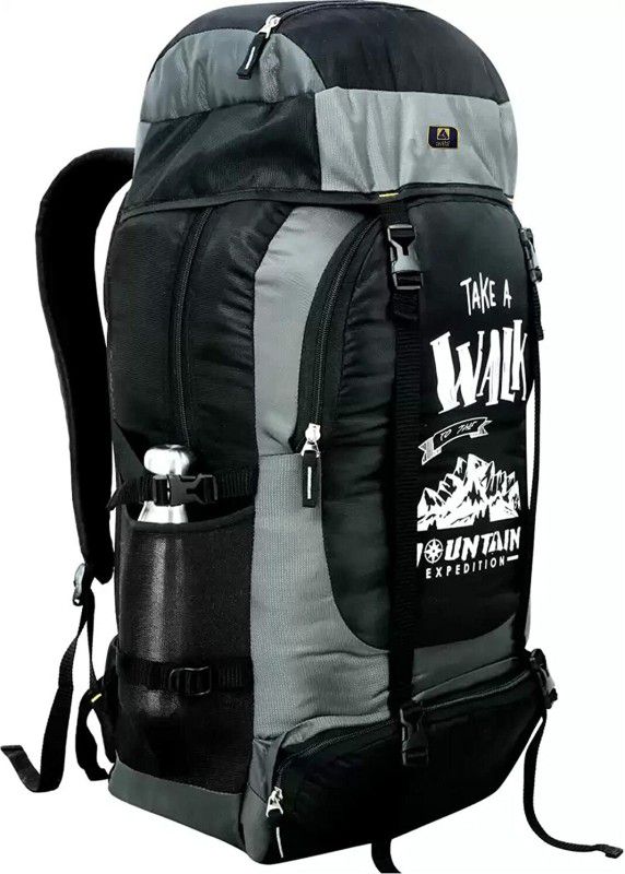 Rucksack bag travel bag for men tourist backpack for hiking trekking camping Rucksack - 70 L  (Grey)