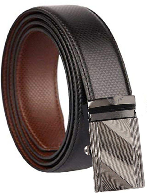Men Casual, Evening, Formal, Party Black, Brown Synthetic Reversible Belt