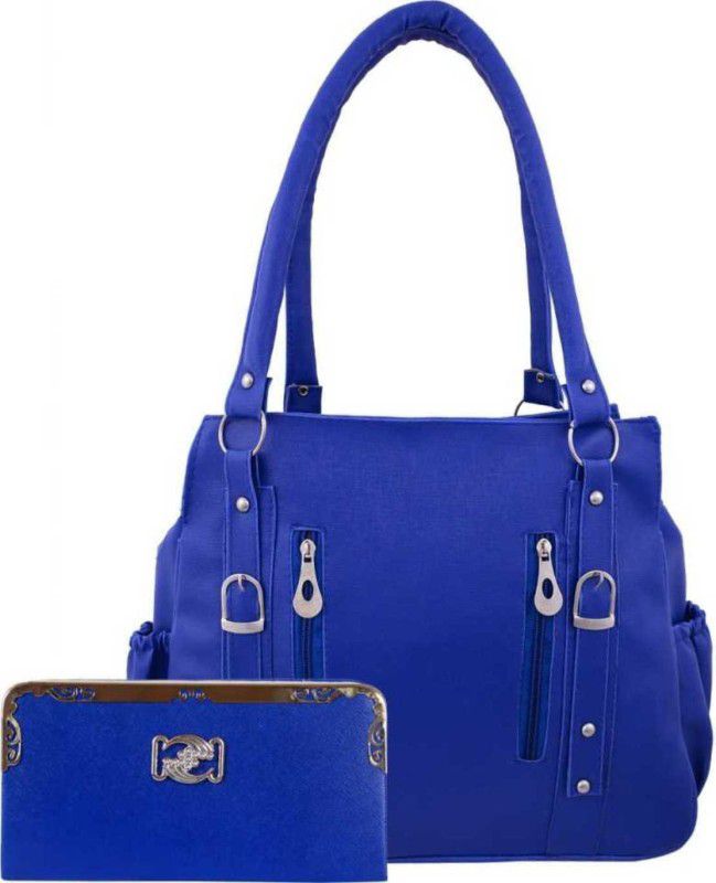 Girls Blue Handbag - Mini  (Pack of: 2)