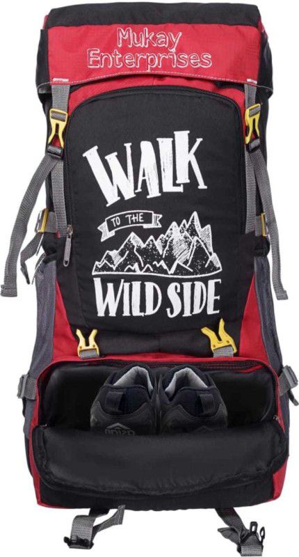 Mountain Rucksacks Bag Hiking Trekking Camping Bag Travel Backpack Rucksack - 55 L  (Red)