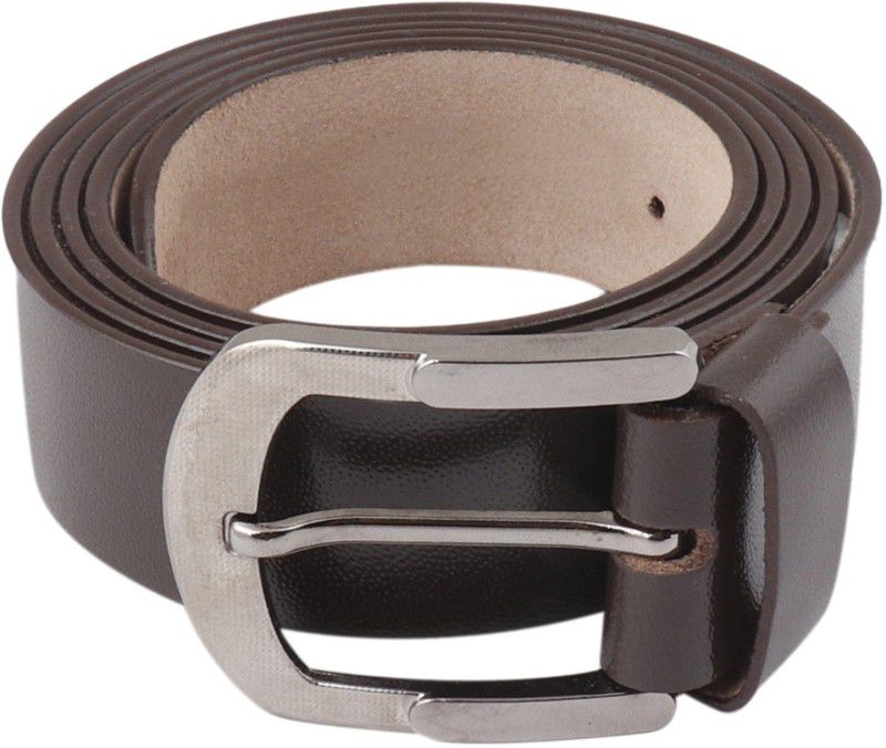 Men & Women Formal Brown Genuine Leather Belt