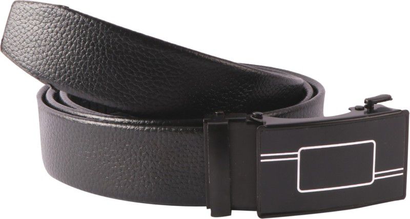 Men Evening, Party, Evening, Casual Black Artificial Leather, Texas Leatherite Belt