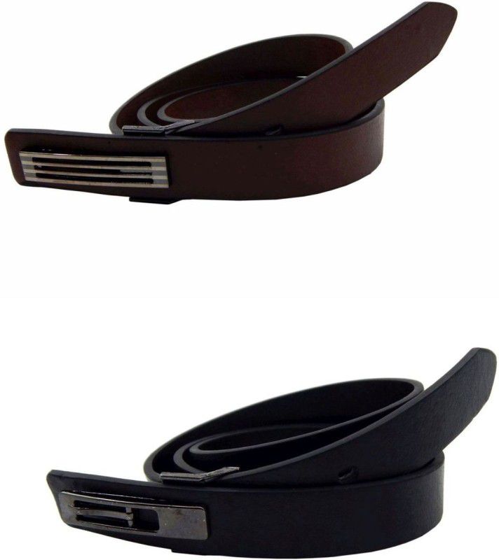 Women Casual Brown, Black Artificial Leather, Synthetic Belt