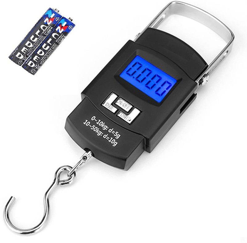 MAITRI ENTERPRISE Hanging Scale, LCD Screen 50kg Portable Electronic Digital weight scale H1 Weighing Scale  (Balck)