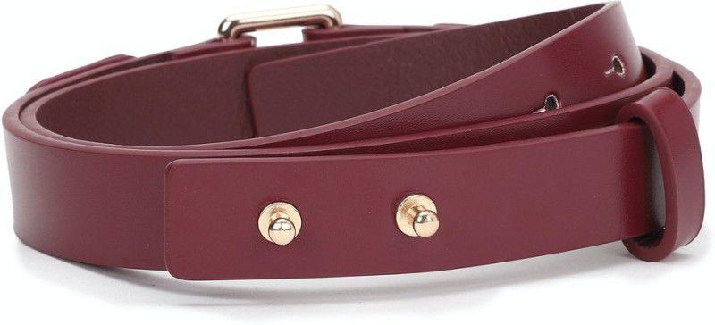 Women Casual Purple Genuine Leather Belt