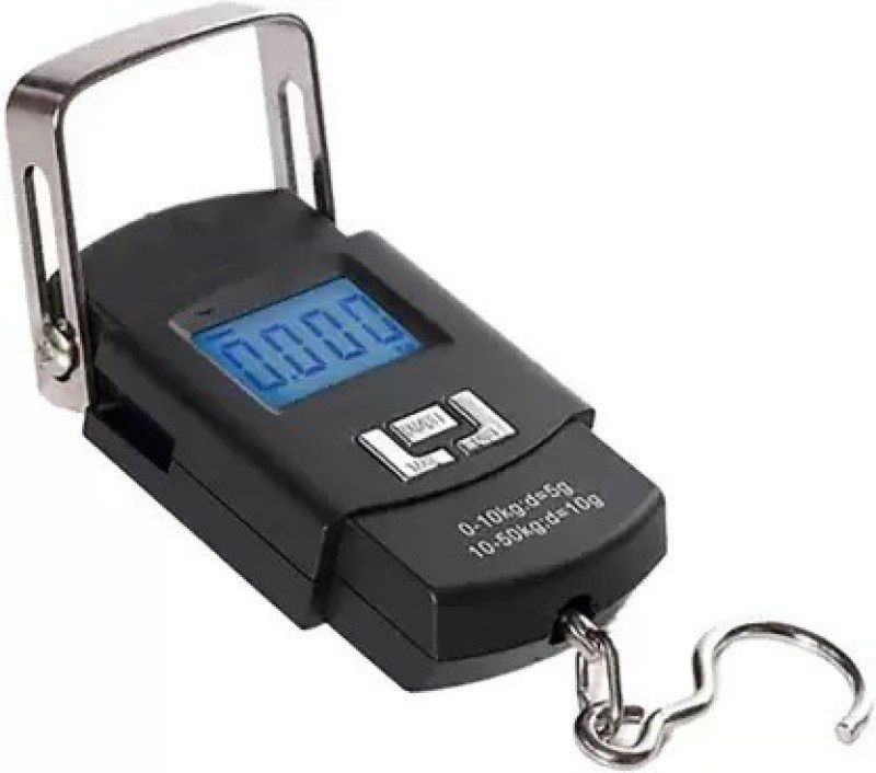 MAITRI ENTERPRISE 50Kgs Digital Luggage Hook Type Digital LED Screen Weighing Scale  (Black)