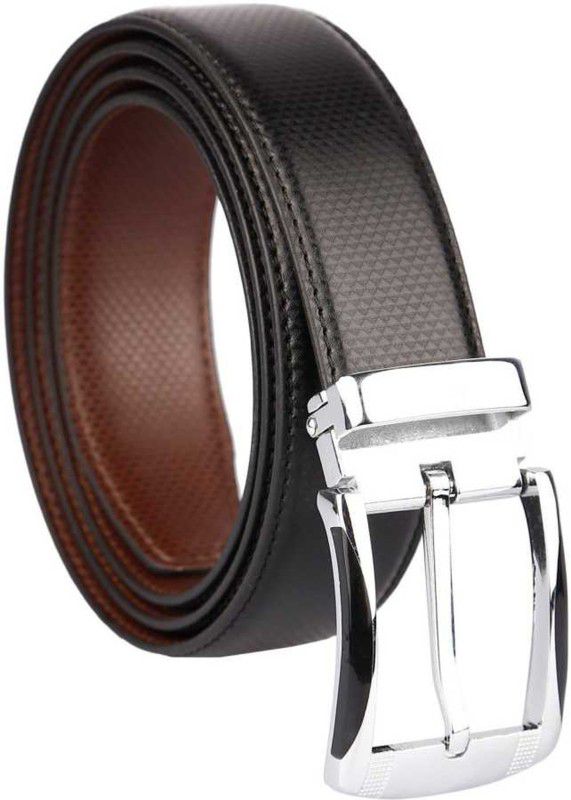 Men Formal Black, Brown Artificial Leather Reversible Belt