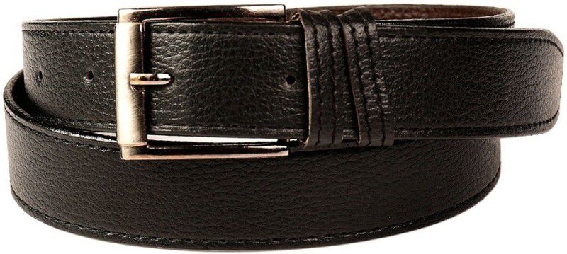 Men Casual, Evening, Party, Formal Black Artificial Leather Belt