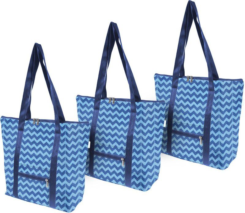 Women Blue Handbag - Regular Size  (Pack of: 3)