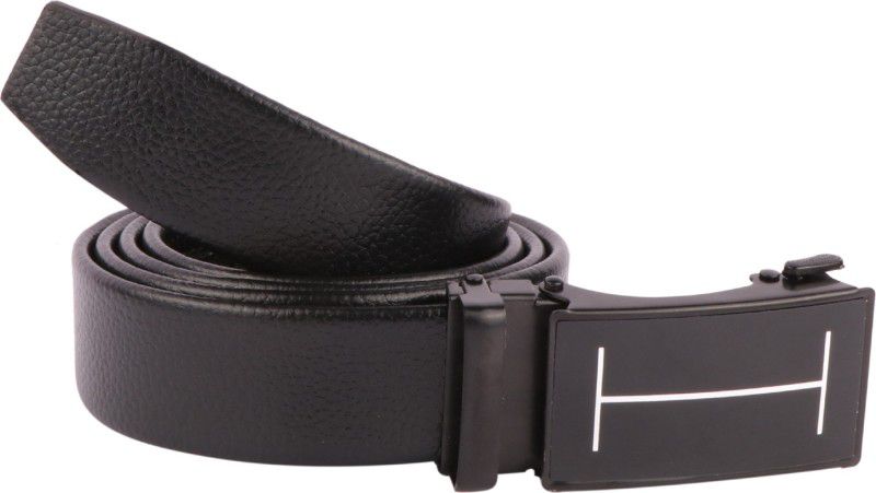 Men Casual, Formal, Party, Evening Black Artificial Leather, Texas Leatherite Belt
