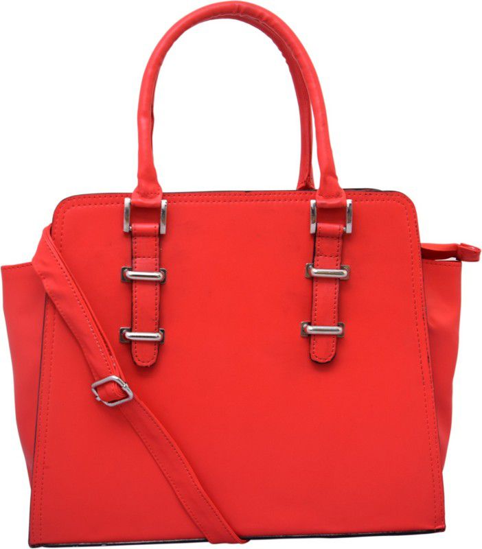 Girls Red Satchel - Extra Spacious