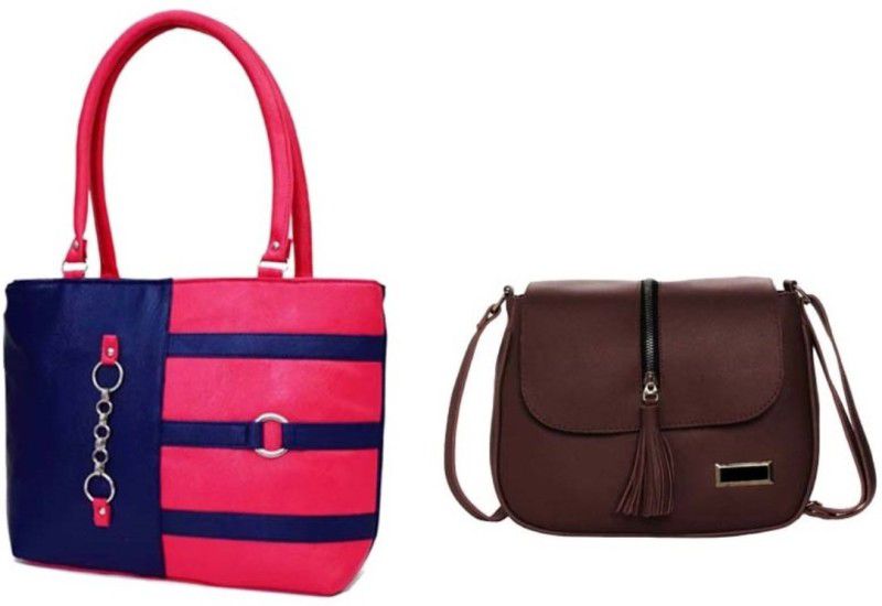 Girls Multicolor Sling Bag - Regular Size  (Pack of: 2)