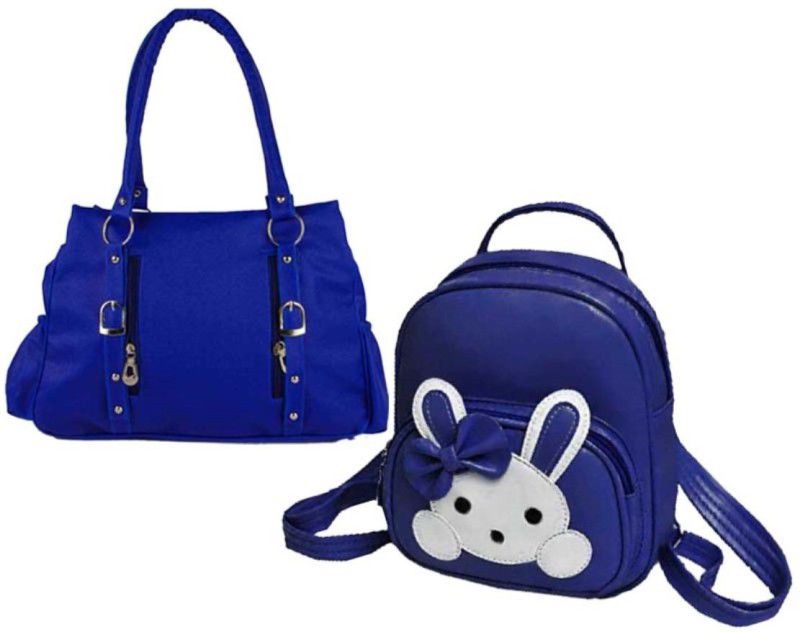 Girls Blue, Blue Handbag - Regular Size  (Pack of: 2)