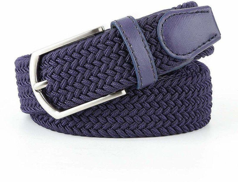 Men & Women Casual, Party, Formal, Evening Blue Synthetic Belt
