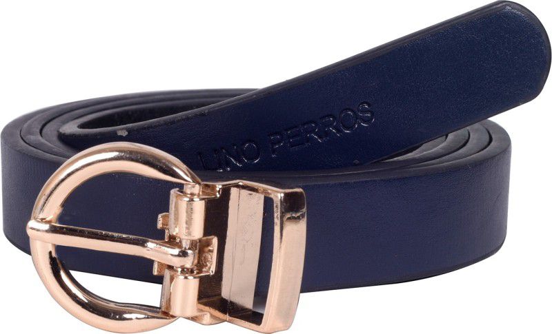 Women Casual Blue Artificial Leather Belt