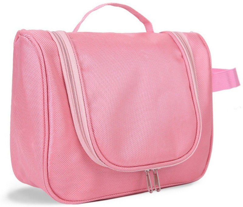 Indo Toiletry & Travel Bag Waterproof Multipurpose Bag  (Pink, 1 L)