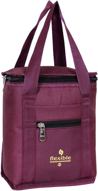 Flexible Good Quality Lunchbag both Men&Women for Office ,School ,Collegeetc (Purple/10L) Waterproof Lunch Bag  (Purple, 10 L)
