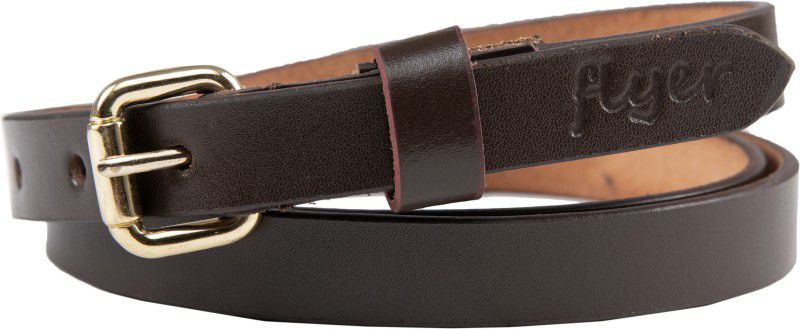 Women Formal, Casual, Evening, Party Brown Genuine Leather Belt