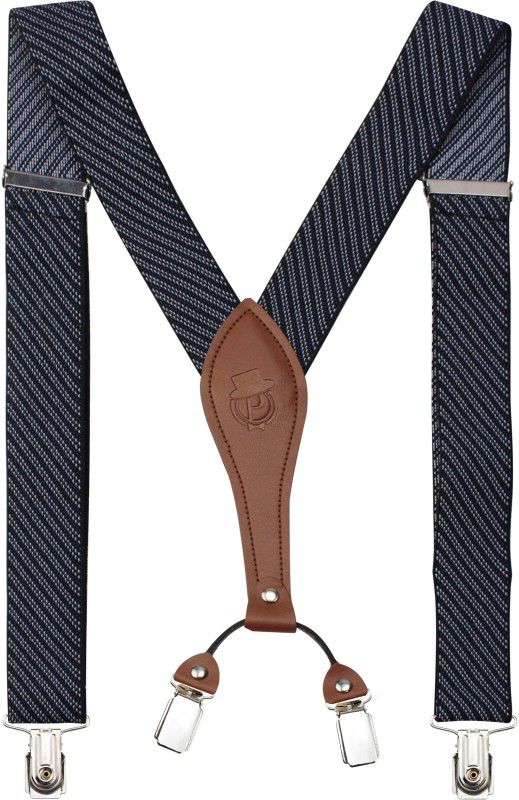 PELUCHE Y- Back Suspenders for Men, Women  (Blue)