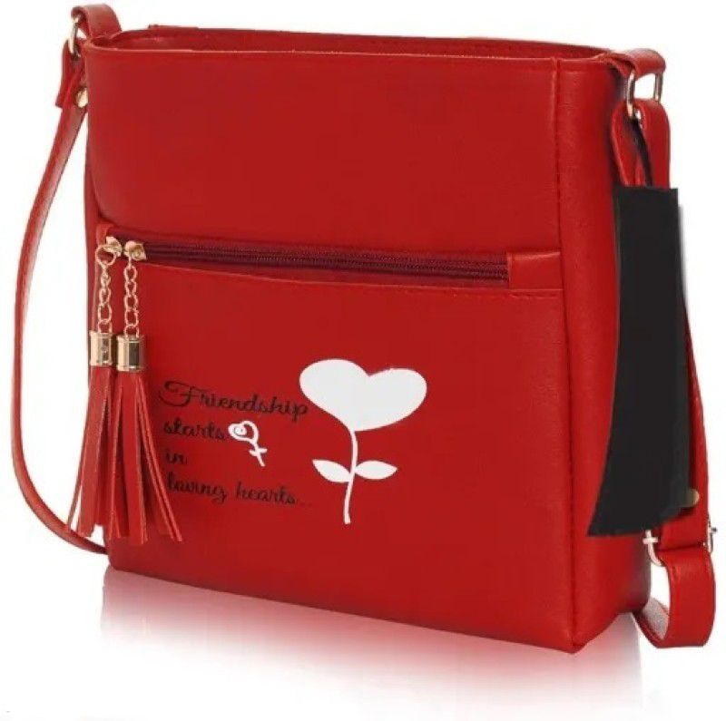 Red Sling Bag Stylish Sling bag for Girls & Women